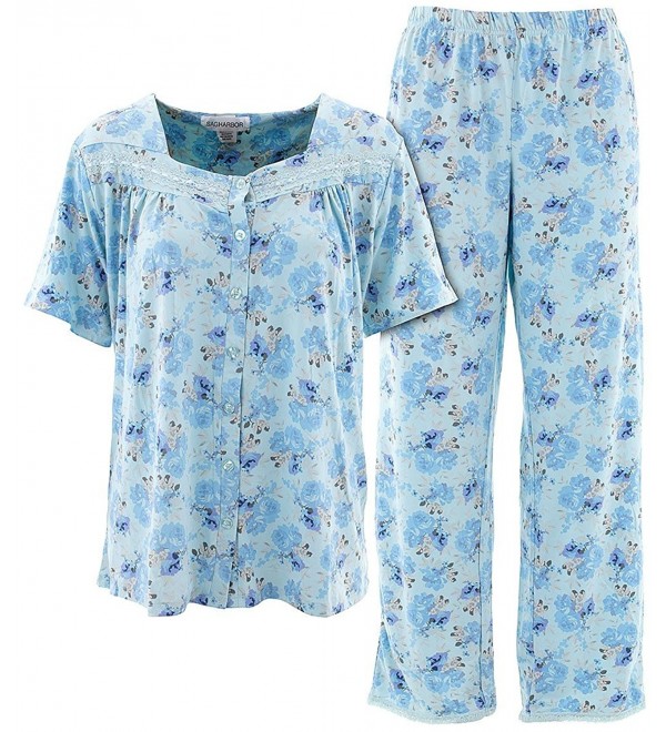 Sag Harbor Womens Floral Pajamas
