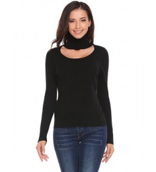 Zeagoo Womens Turtleneck Sweater Pullover