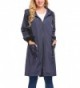Cnlinkco Waterproof Hooded Raincoat Lightweight