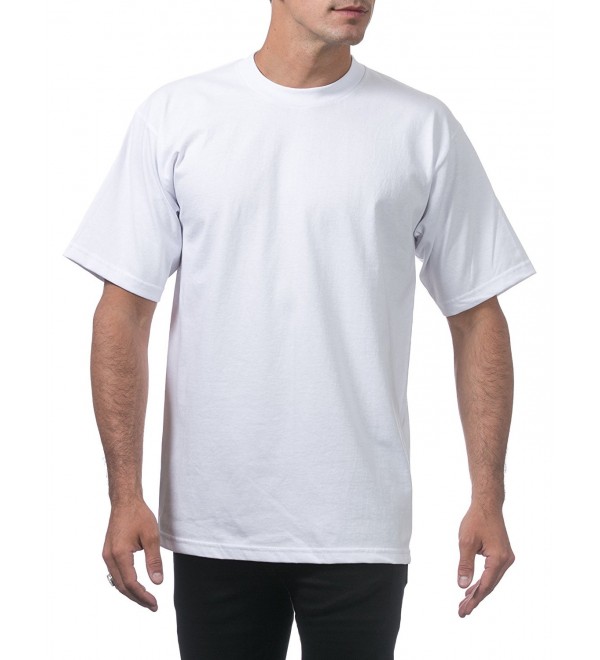 Men's 3-Pack Heavyweight Cotton Short Sleeve Crew Neck T-Shirt - White ...