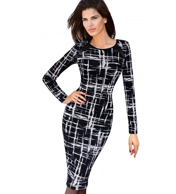 VfEmage Printed Patterned Slimming Stretch