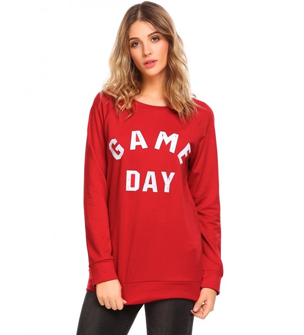 Easther Sleeve Letter Pullover Sweatshirt