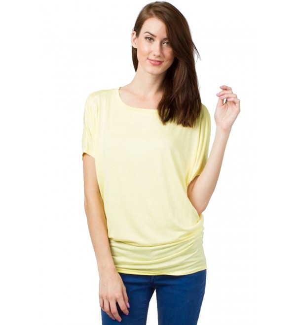 Womens Sleeve Dolman Yellow Medium