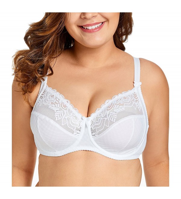 Delimira Womens Floral Unlined Underwire