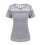 Zeagoo Womens Sleeve Floral Grey XL
