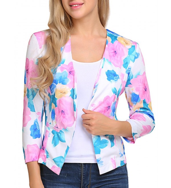 Womens Casual Office sleeves Floral