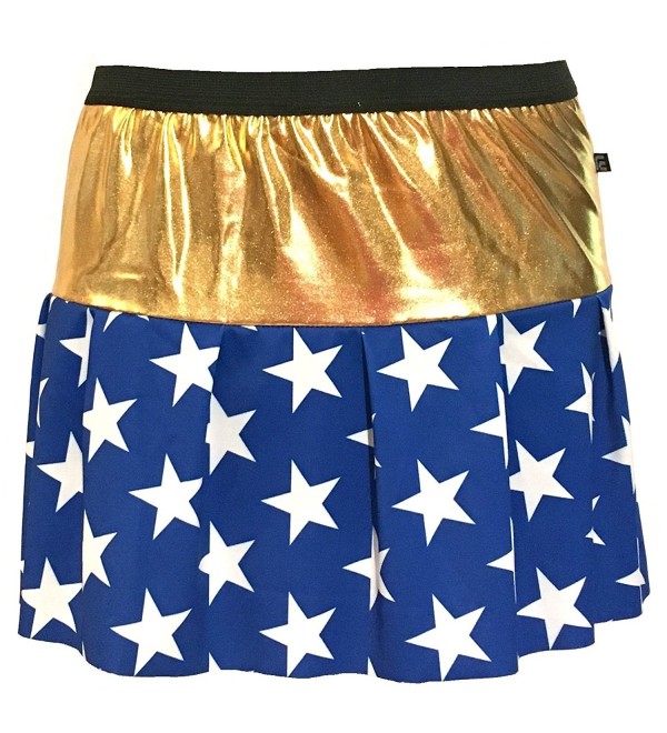 Superhero Star Print Running Skirt Medium