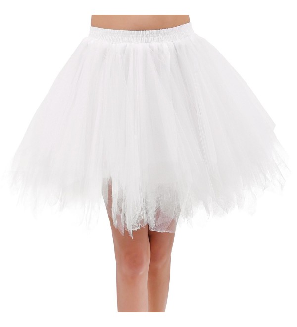 Womens Colorful Contrast Petticoat Ballet