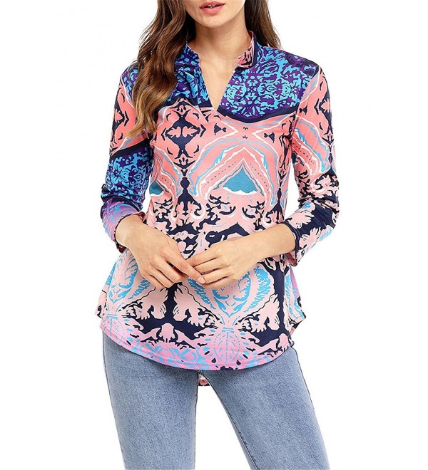SurBepo Sleeve Floral Blouses Sleeves
