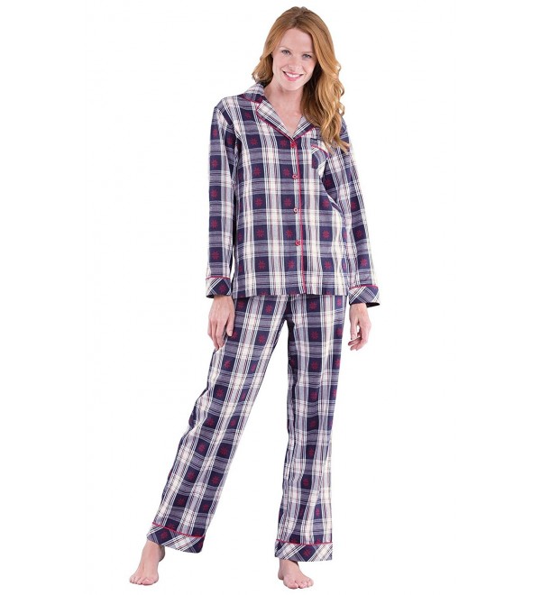 PajamaGram Premium Flannel Pajamas Snowfall