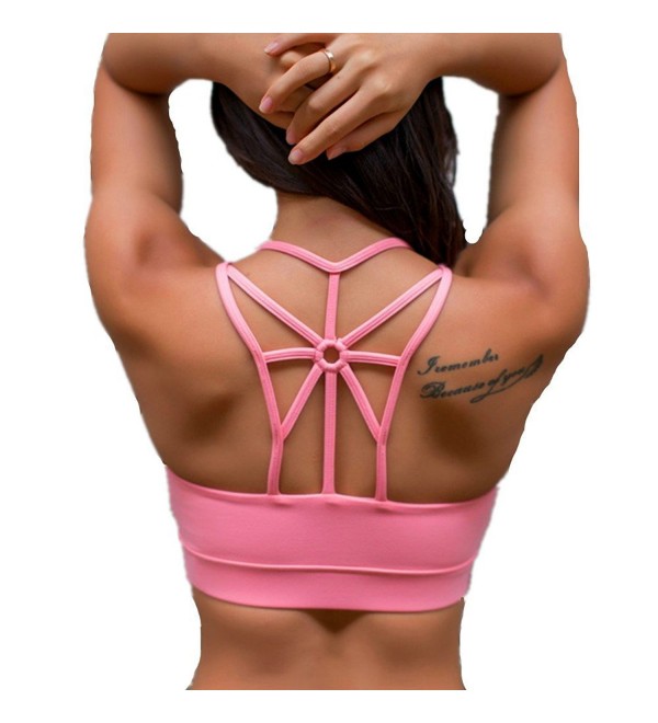 Womens Padded Sports Impact Strappy