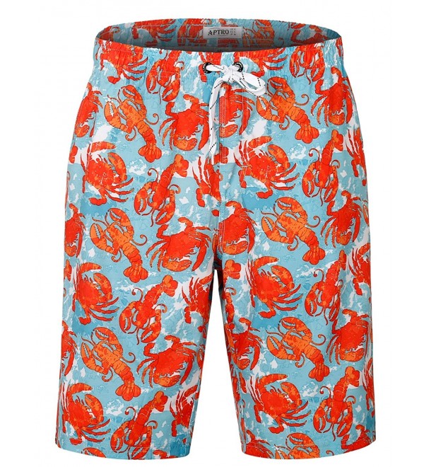 APTRO Trunks Pockets Hawaiian Shorts