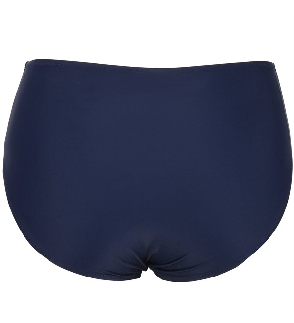Women's UPF50+ Solid Color Bikini Bottom High Waist Swim Bottom Tankini ...