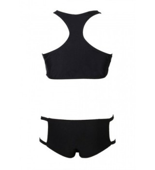 Womens Halter High Neck Printed Tankini Beachwear Bikini Swimsuit ...