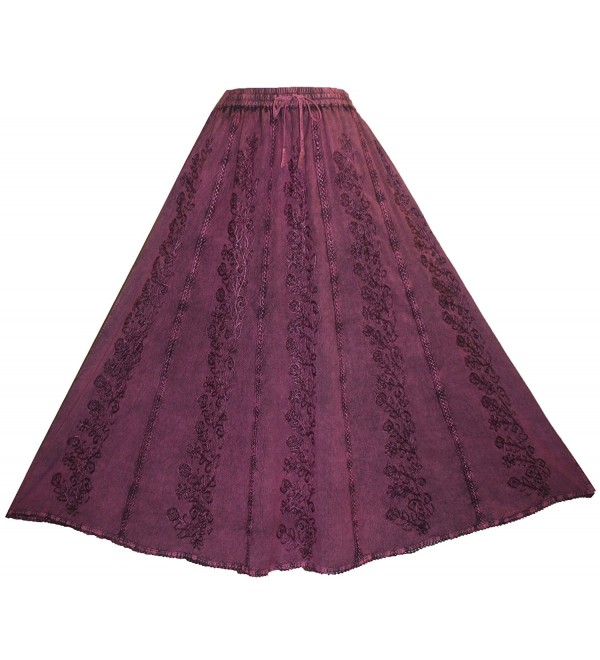 Agan Traders Medieval Embroidered Skirt