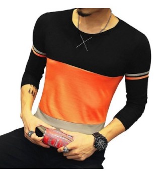KAIUSI Contrast Stitching T Shirt X Large