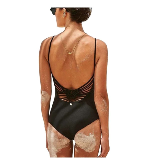 SherryDC Neckline Swimsuit Monokini Swimwear
