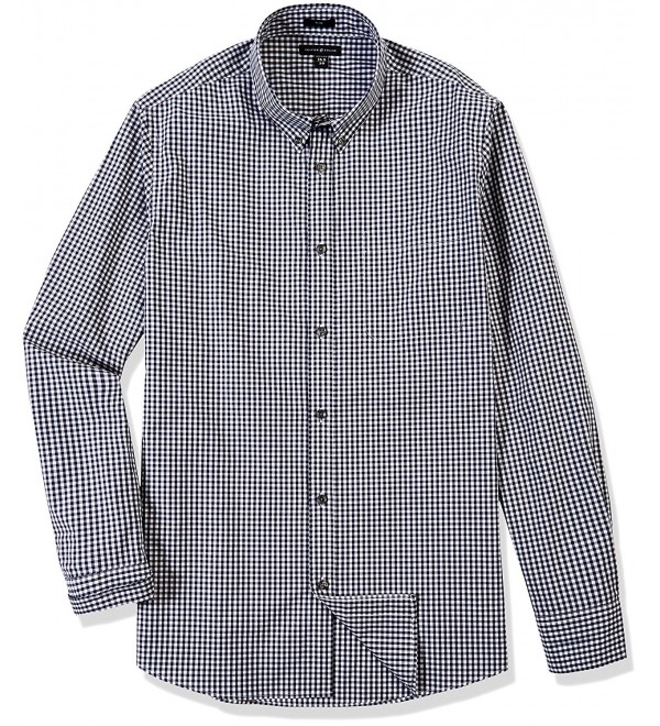 Crafted Collar Button Casual Gingham