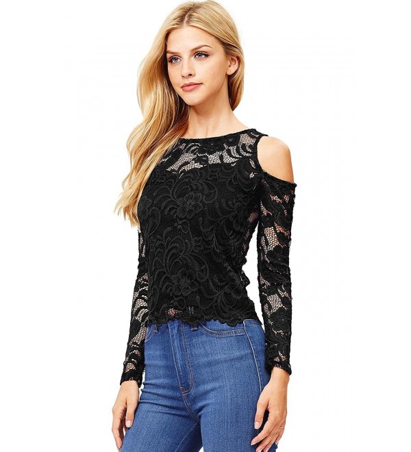 Ambiance Womens Juniors Sleeve Lacey