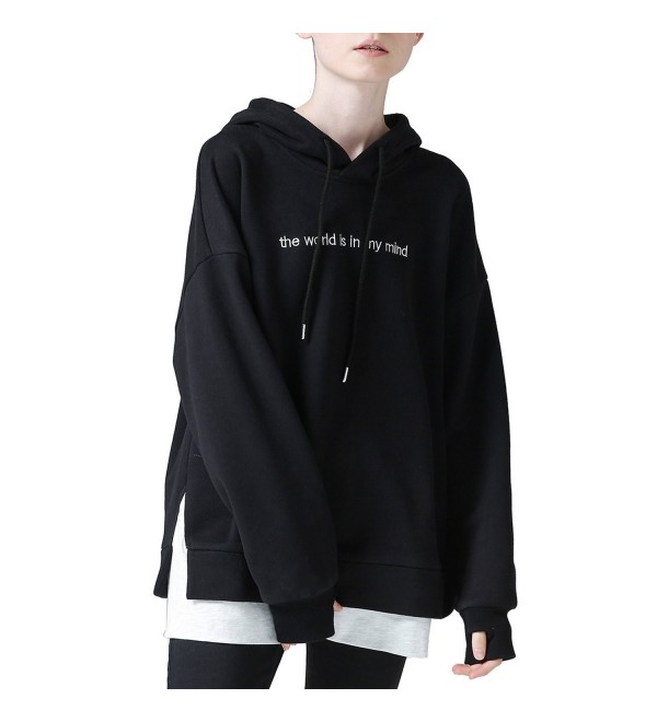 TOYOUTH Sweatshirts Character Embroidery Pullovers