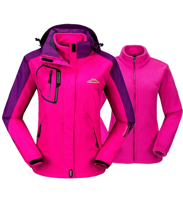 TBMPOY Womens Outdoor Waterproof Softshell