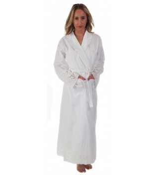 100% Cotton Housecoat/Robe Long Sleeves Sizes XS - 3X- Abigail ...