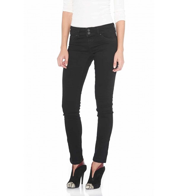 Women's Lift Slim & Shape Super Soft Denim Skinny Jean - Black ...