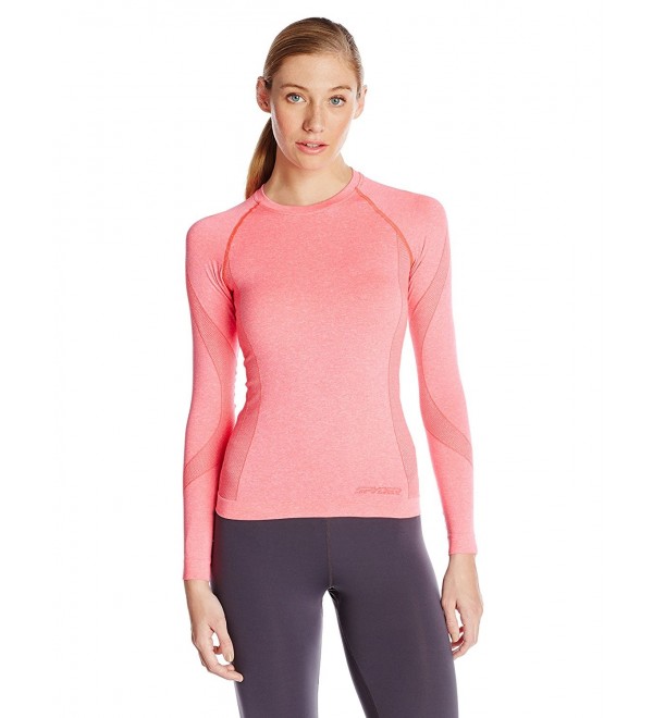 Women's Runner Long Sleeve Top - Bryte Pink - CK11JEIYCEL