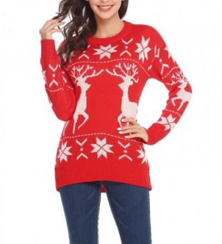 Zeagoo Christmas Reindeer Sweatshirt Pullover
