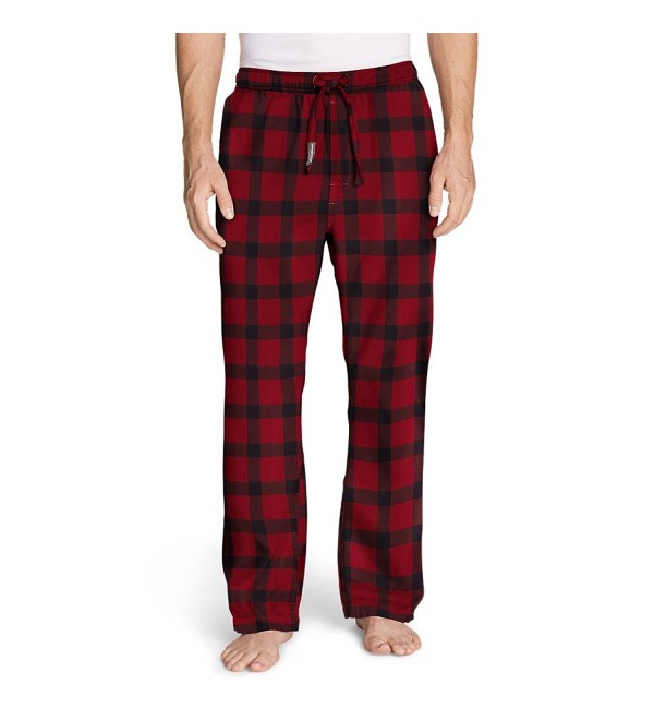 Men's Flannel Sleep Pants - Dk Garnet (Red) - CI186ASSECU