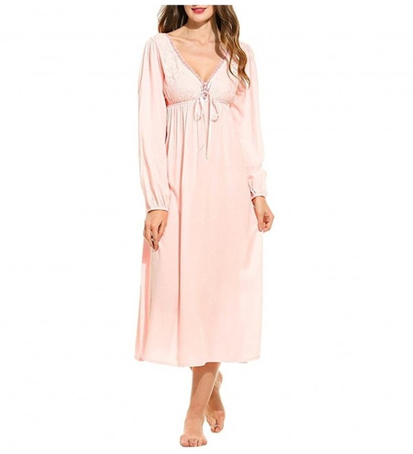 MaxxCloud Backless Victorian Nightgown Sleepwear