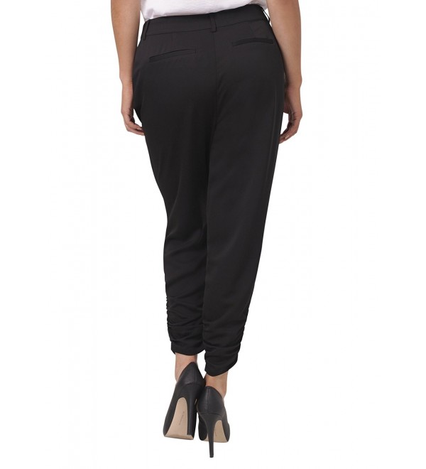 Collection Low Rise Pleated Jogger Pant With Tapered Leg - Black ...