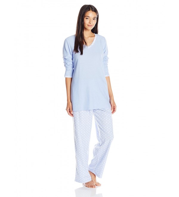 Lanz Womens Thermal Microfleece Pajama