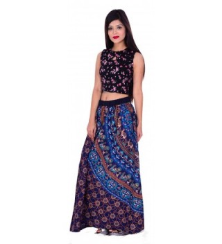 Indian 100% Cotton Skirts Hippie Women Long Skirt Plus Size Multi Color ...