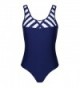 BANDEA Striped Swimsuit XL Blue