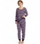 Leveret Womens Fitted Striped X Large