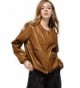 Escalier Womens Leather Jacket Oversize