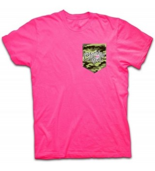 Camo Pearls T Shirt Small Pink