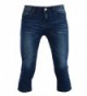 PHOENISING Womens Cropped Jeans Skinny