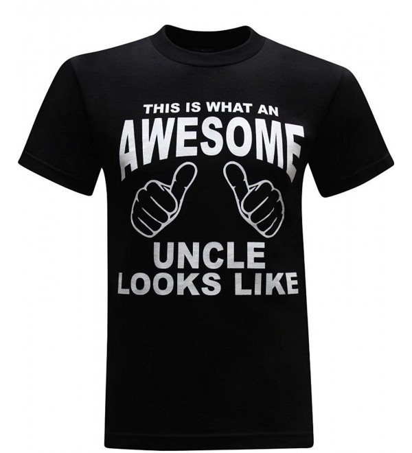 This is What an Awesome Uncle Looks Like Funny T-Shirt - Black ...