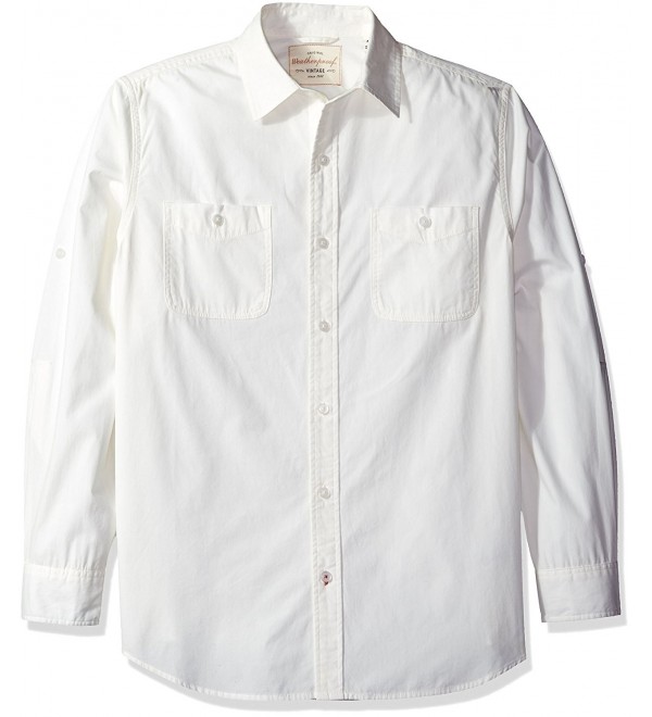 Men's Double Pocket Shirt - White - C612MY1SFMA