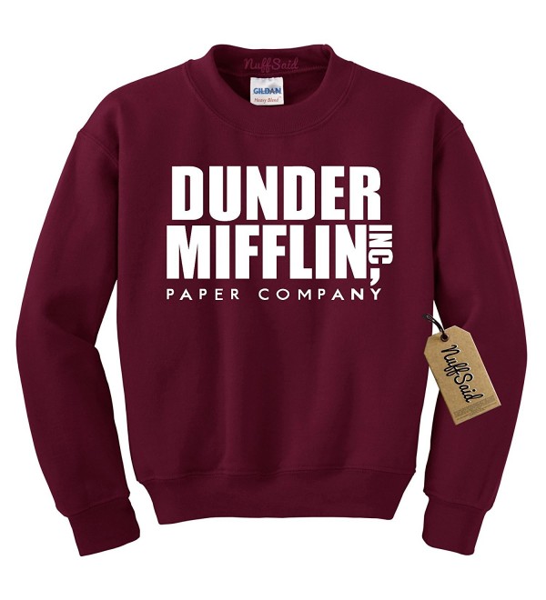 NuffSaid Dunder Mifflin Crewneck Sweatshirt