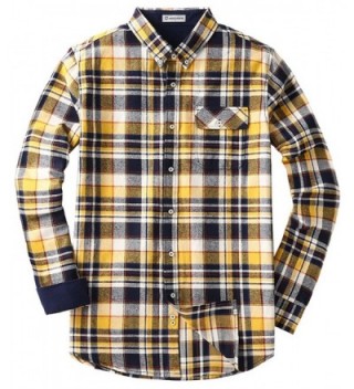 Flannel Sleeve Button Western Shirts