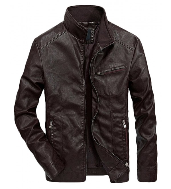 Youhan Casual Full Zip Fitted Leather