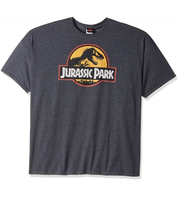 Jurassic Park T Shirt Charcoal Heather