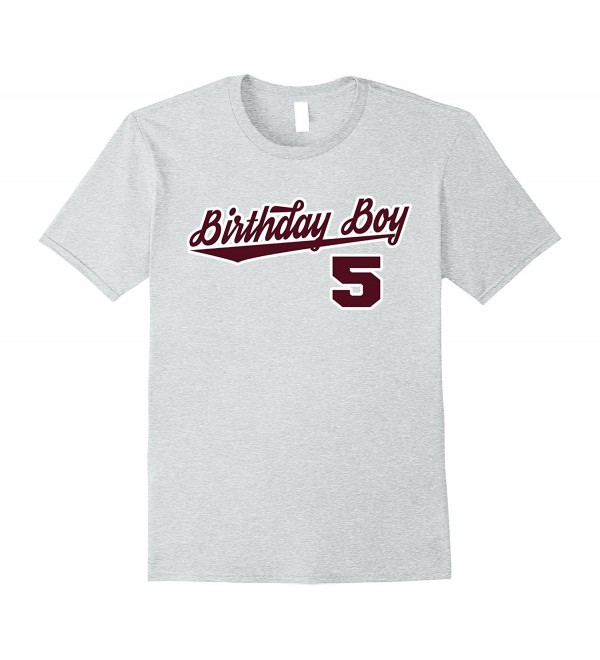 5th Birthday T Shirt College Inspired