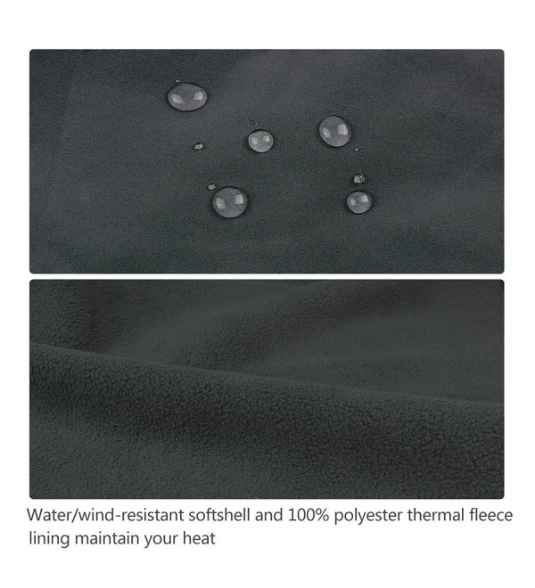 Men's Waterproof Windproof Outdoor Softshell Jacket Microfleece Lined ...