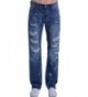SSLR Regular Straight Ripped Jeans