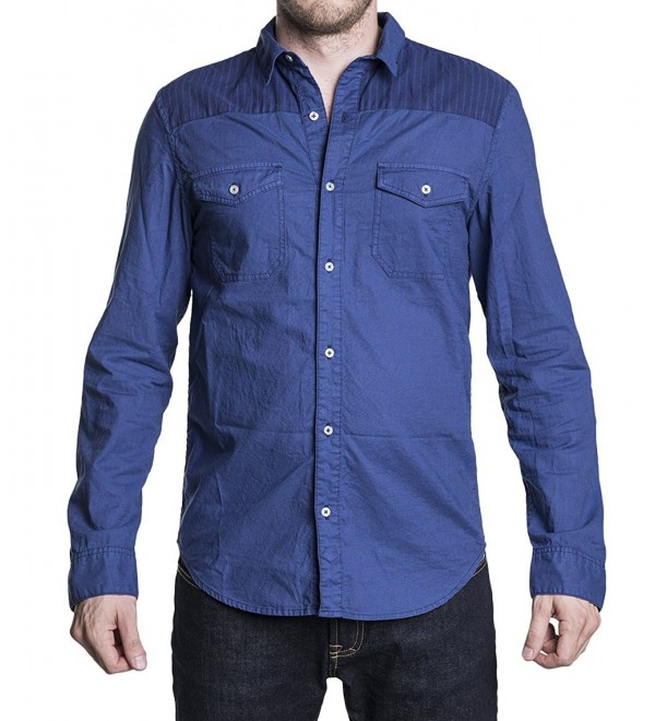 DISTILLED Cotton Sleeve Button Casual