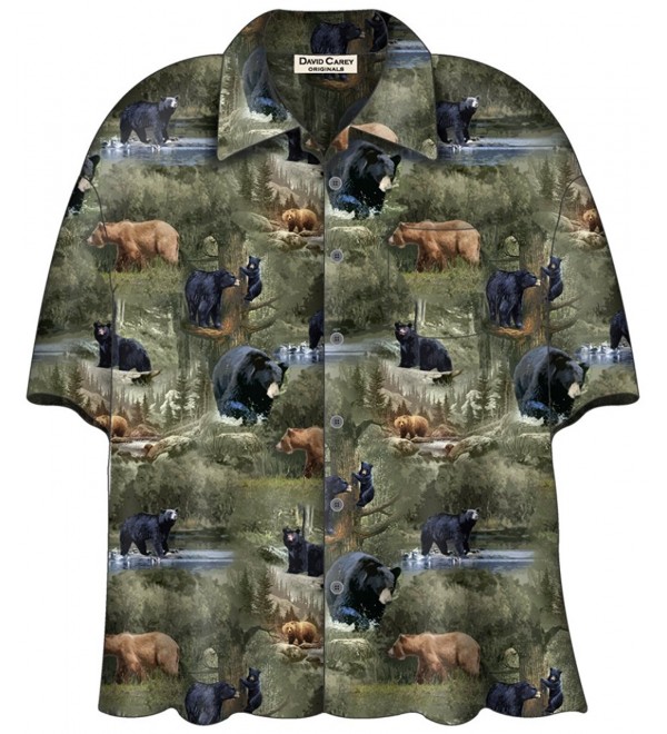 David Carey Bears Button Shirt
